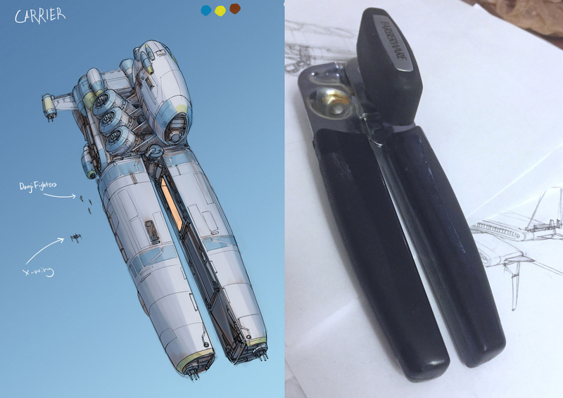 Illustration for article titled Artist Turns Household Objects Into Cool Spaceships